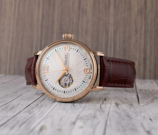 Часовник POLJOT INTERNATIONAL Jaros Open Heart 42mm 38NH.4286811 – лимитирана серия 100 броя – classicwatches.bg