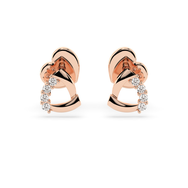 CARA DIAMANTI Златни обеци с диаманти K102-10061R