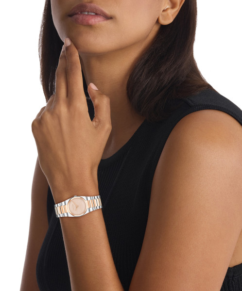 calvin klein 25100124 циферблат carnation gold classicwatches.bg