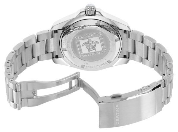 CERTINA DS ACTION DIVER SEA TURTLE CONSERVANCY SPECIAL EDITION 80 43MM MEN'S WATCH C032.407.11.051.10