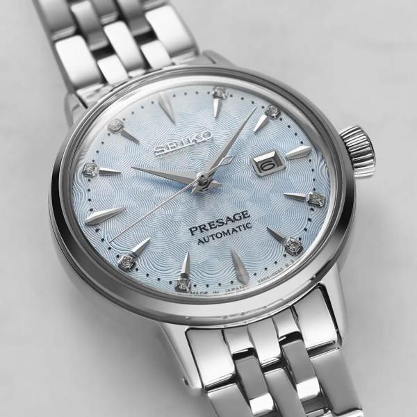 SEIKO PRESAGE SKYDIVING DIAMOND TWIST 30MM LADIES WATCH SRE007J1