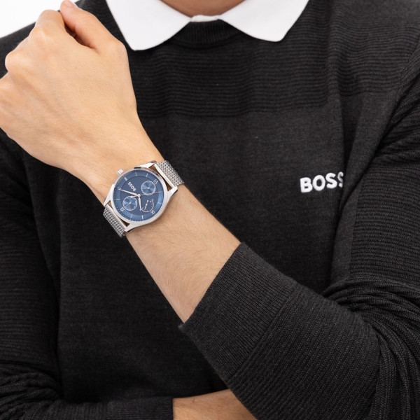 HUGO BOSS 1514276 мъжки часовник с тъмносин циферблат – classicwatches.bg