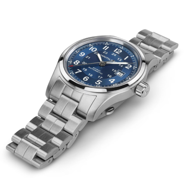 мъжки часовник Hamilton с автоматичен механизъм H-10 и сапфирено стъкло