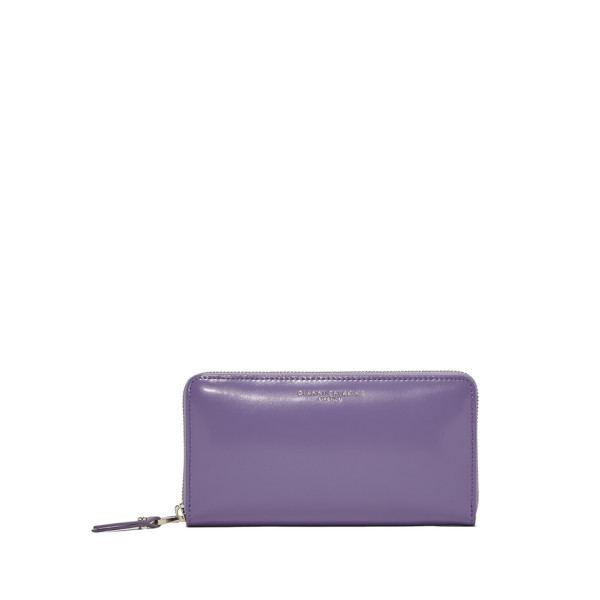 ДАМСКИ ПОРТФЕЙЛ , ЕСТЕСТВЕНА КОЖА-РЪЧНА ИЗРАБОТКА GIANNI CHIARINI 5042/VIOLET