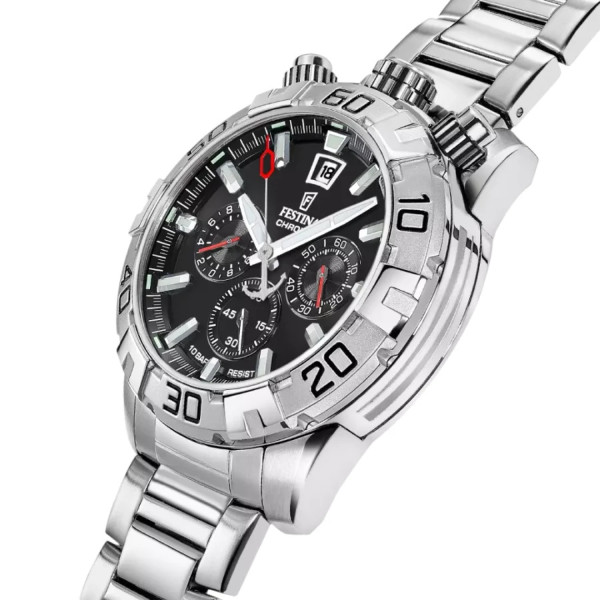 festina the originals мъжки часовник 45 мм черен спортен модел classicwatches.bg