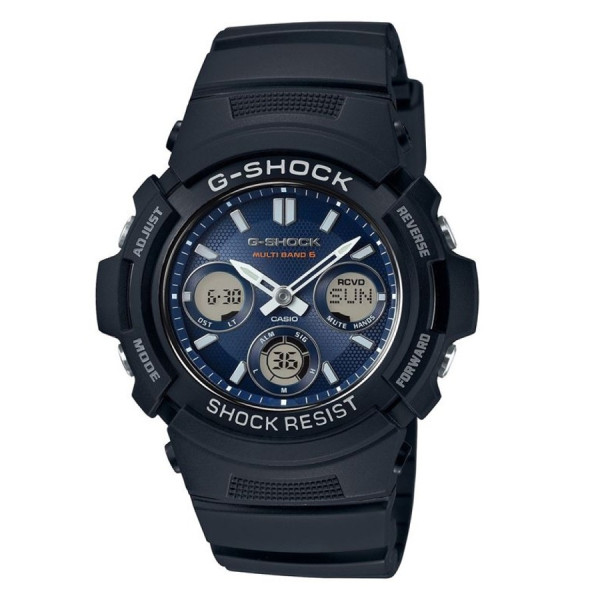CASIO G-SHOCK WAVECEPTOR SOLAR AWG-M100SB-2AER