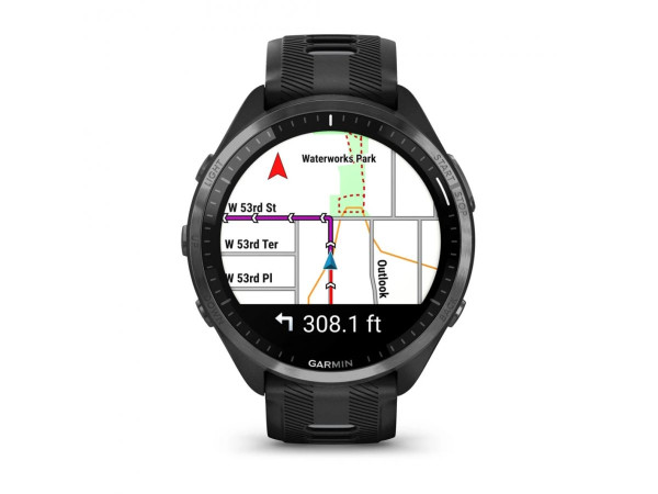 GARMIN FORERUNNER® 965 CARBON GREY DLC TITANIUM 47MM 010-02809-10