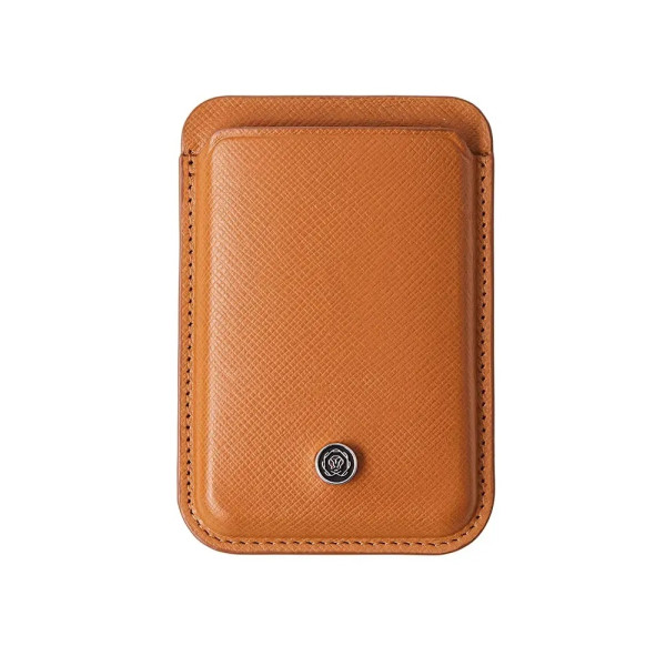 Cross калъф за карти и документи кафяв, за MagSafe, с Rfid защита