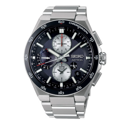SEIKO ASTRON "NIGHT BLACK 5X GPS SOLAR CHRONOGRAPH SSH151J1
