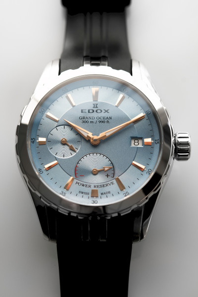 ЧАСОВНИК EDOX GRAND OCEAN POWER RESERVE AUTOMATIC 40MM 94500 3CA BUCR