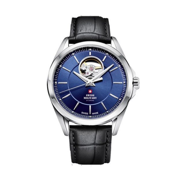 SWISS MILITARY by CHRONO SMA34085.23SET мъжки автоматичен open heart часовник – classicwatches.bg