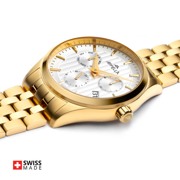 Appella L70003.1113QF стоманена верижка и сапфир кристал classicwatches.bg