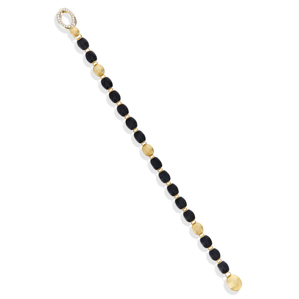 Nanis Dancing Mystery Black Onyx гривна оникс, диаманти BS2-599