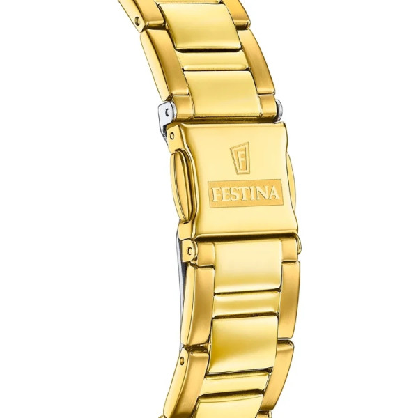 festina boyfriend зелен циферблат златна верижка дамски часовник classicwatches.bg