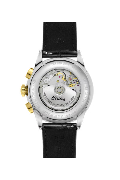 часовник certina ds1 chrono auto c029.462.26.051.00 черен classicwatches.b