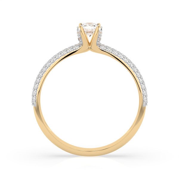 CARA DIAMANTI Златeн пръстен с диаманти K101-10023Y