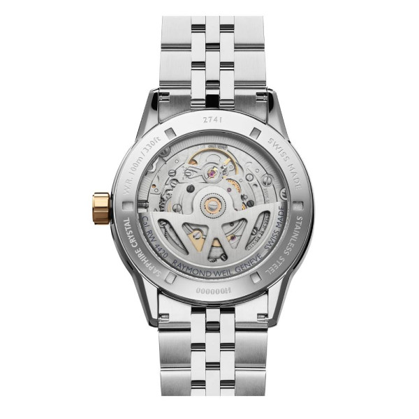 Raymond Weil 2741-STP-50001 мъжки часовник с прозрачен заден капак ClassicWatches.bg
