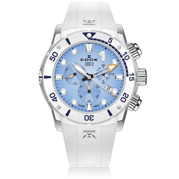 EDOX CO-1 QUARTZ 45MM MEN'S WATCH 10242 TINB BUICDNO