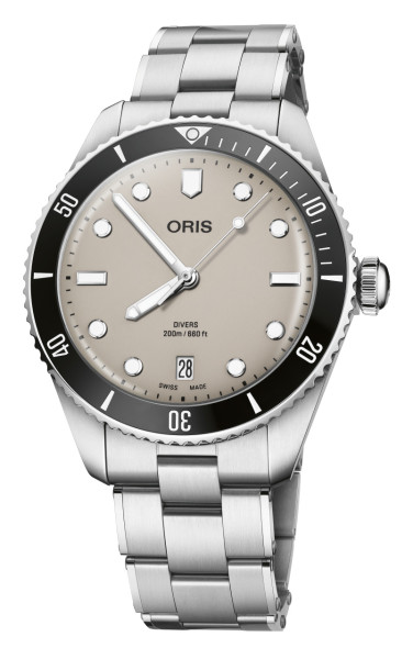 часовник мъжки автоматичен oris divers date 733 7795 4051 отпред ClassicWatches.bg

