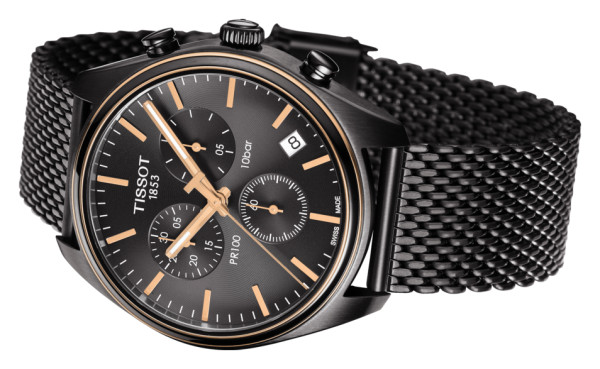 TISSOT PR 100 CHRONOGRAPH QUARTZ 41MM MENS WATCH T101.417.23.061.00