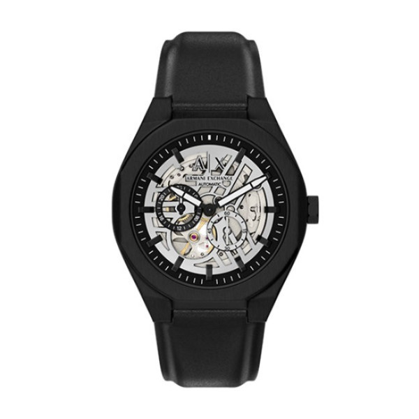 часовник Armani Exchange AX4297 със сребрист циферблат и черен корпус classicwatches.bg