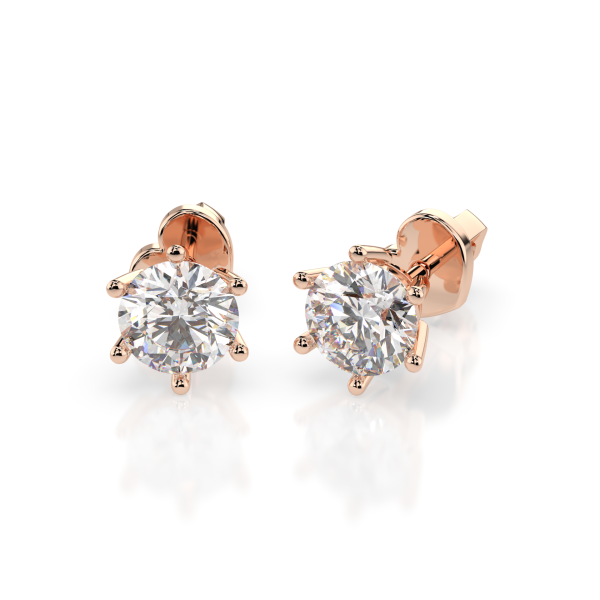 Cara обеци с диаманти 1.00 ct GIA сертификат K102-10151R