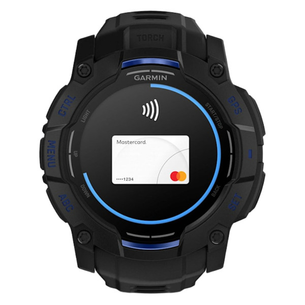 ЧАСОВНИК GARMIN INSTINCT CROSSOVER AMOLED BLACK С BLACK LIMITED EDITION 50MM 010-03020-03