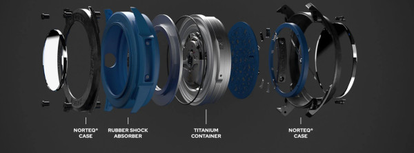 часовник NORQAIN Wild ONE Blue N3000.21Q06.A01 с каишка от каучук – classicwatches.bg