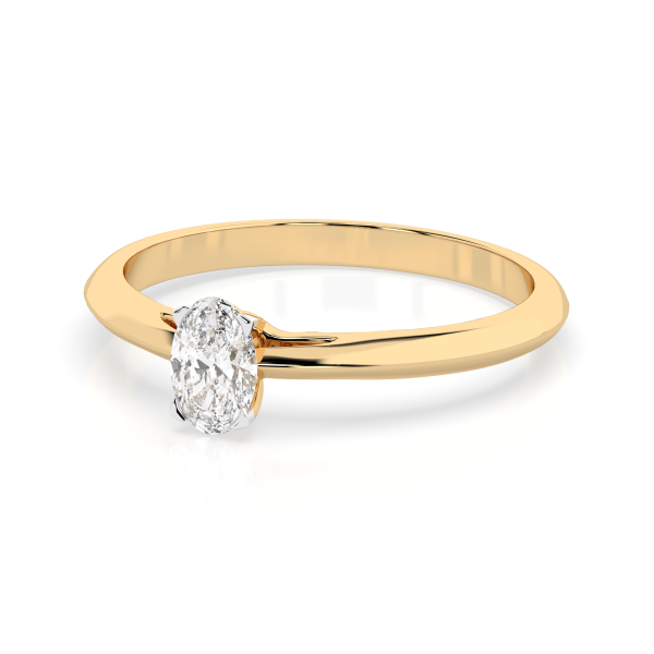 Cara пръстен с диамант 0.40 ct GIA сертификат K101-10190Y OV