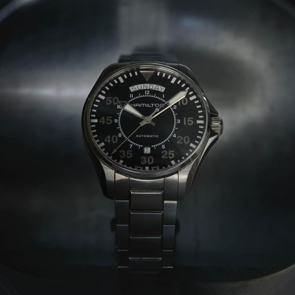 HAMILTON KHAKI AVIATION PILOT 42MM H64.615.135