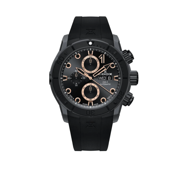 Edox CO 1 Carbon Chronograph Automatic 01125 CCN NR