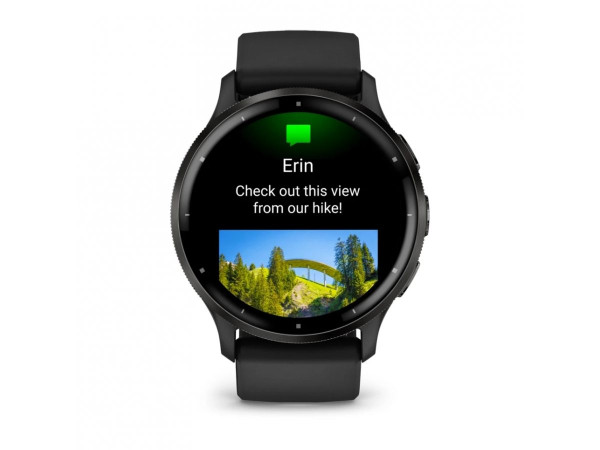 GARMIN Venu® 3 - Venu® 3 Slate безел с Black корпус и силиконова каишка