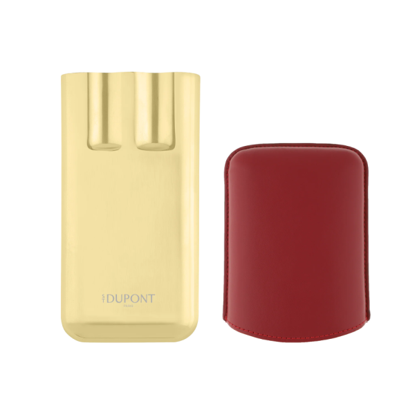 Калъф за 3 пури S.T.Dupont 3 Cigar Leather Case Romeo y Julieta Burgundy 183350