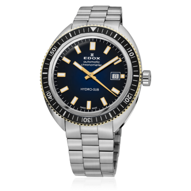 ЧАСОВНИК EDOX HYDRO-SUB DATE AUTOMATIC CHRONOMETER LIMITED EDITION 42 ММ 80128 357JNM BUDD