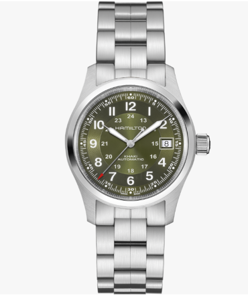 мъжки часовник Hamilton Khaki Field Auto H70455160 отпред – ClassicWatches.bg