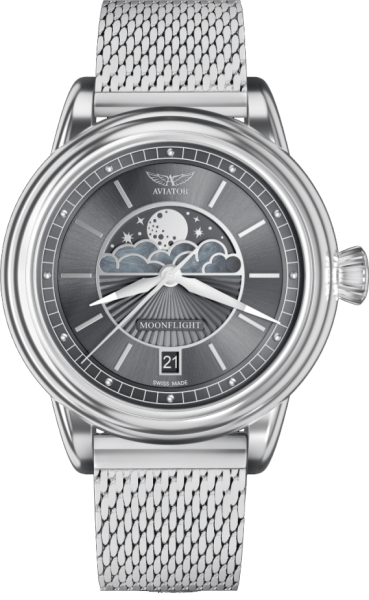 AVIATOR DOUGLAS MOONFLIGHT 36MM V.1.33.0.254.5