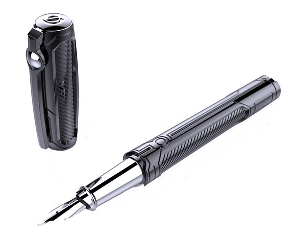 ПИСАЛКА S.T.DUPONT ARMORS OF TOMORROW CERAMIUM  A.C.T&HEMATITE STONE LIMITED EDITION 888PIECES  410693