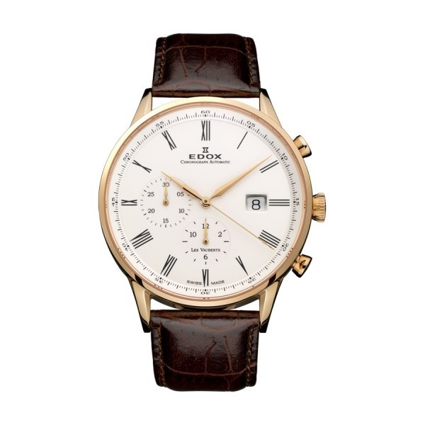 EDOX LES VAUBERTS AUTOMATIC 42MM MEN'S WATCH 91001 37R AR