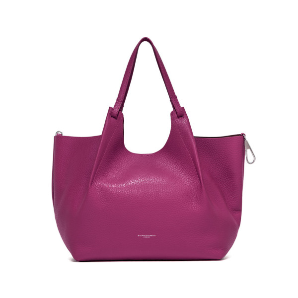 ДАМСКА ЧАНТА , ЕСТЕСТВЕНА КОЖА-РЪЧНА ИЗРАБОТКА GIANNI CHIARINI 9720/HOT PINK