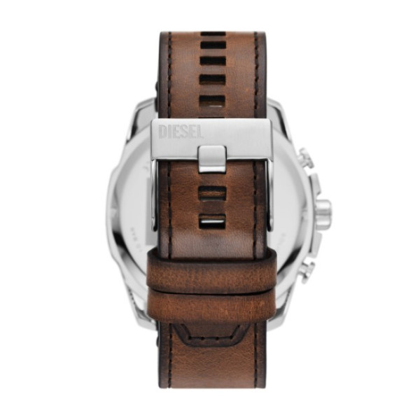 Мъжки хронограф Diesel DZ4657 с небесносин циферблат и кафява кожена каишка – ClassicWatches.bg