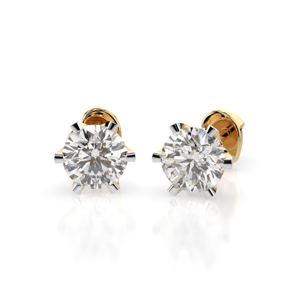 Cara обеци с диаманти 1.40 ct GIA сертификат K102-10040Y