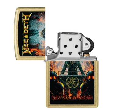 Zippo Megadeth запалка, New World Order Design