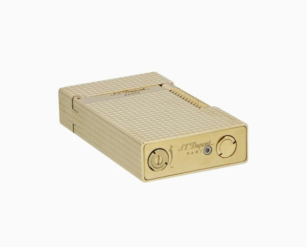 ЗАПАЛКА S.T.DUPONT LE GRAND CLING YELLOW GOLD DIAMOND HEAD C23009