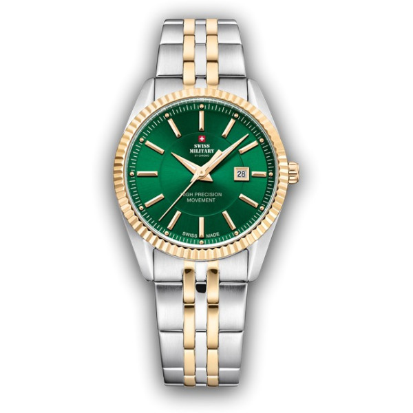 Swiss Military By Chrono SM34066.10 дамски часовник със зелен циферблат – classicwatches.bg