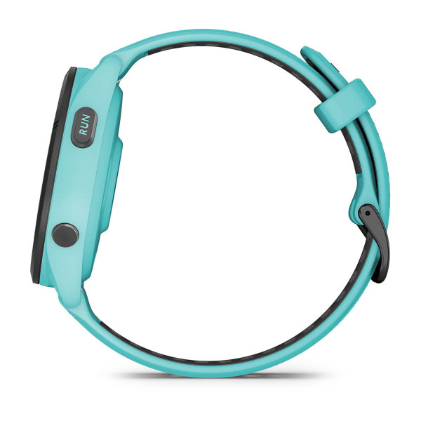 Garmin Forerunner 265 Black безел с Aqua корпус и Aqua/Black силиконова каишка 010-02810-12
