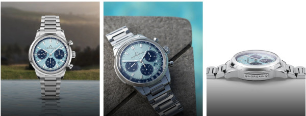 NORQAIN Freedom 60 Chrono 40mm N2201.19S01.A03 с черна Perlon каишка – classicwatches.bg