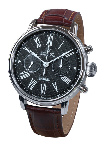 POLJOT INTERNATIONAL BAIKAL CHRONOGRAPH HAND WINDING 43MM MEN'S WATCH  2901.1940913