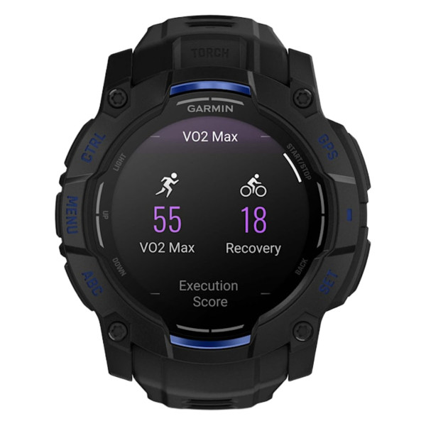 ЧАСОВНИК GARMIN INSTINCT CROSSOVER AMOLED BLACK С BLACK LIMITED EDITION 50MM 010-03020-03