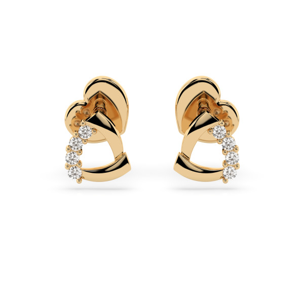CARA DIAMANTI Златни обеци с диаманти K102-10061Y