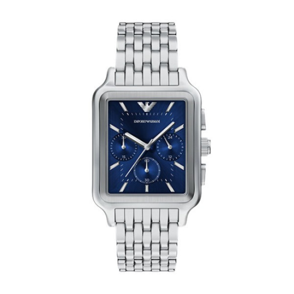Emporio Armani AR11750 мъжки часовник със син правоъгълен циферблат